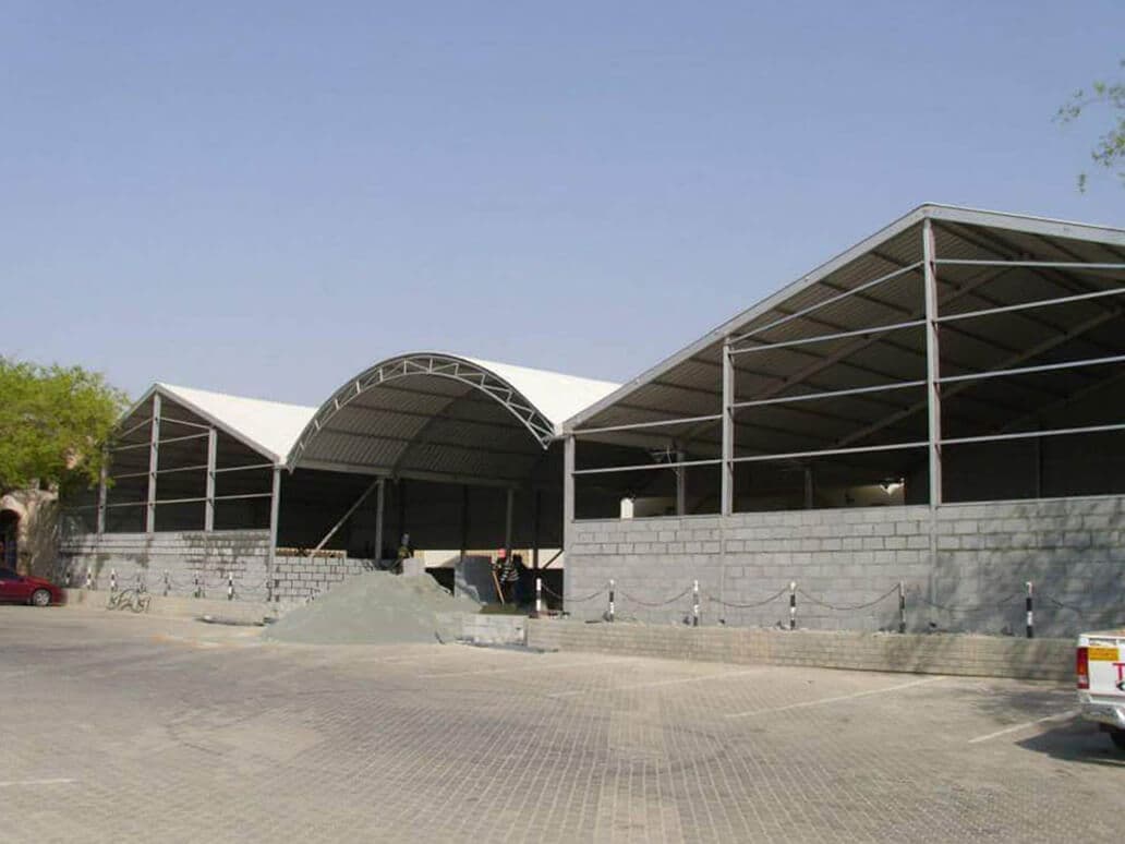 Industrial storage tent structures UAE