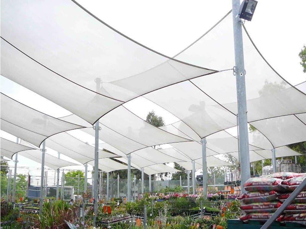 Outdoor shade structures UAE — car park, walkway, school, and pool shading